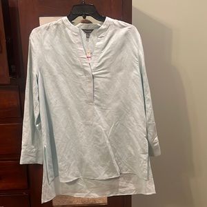 NWT The Limited Linen Blouse Sage